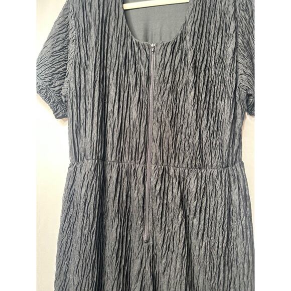 Oscar De La Renta Vintage Swimwear Size Small Black Cover Up Fun Retro 80s Style - Picture 4 of 12